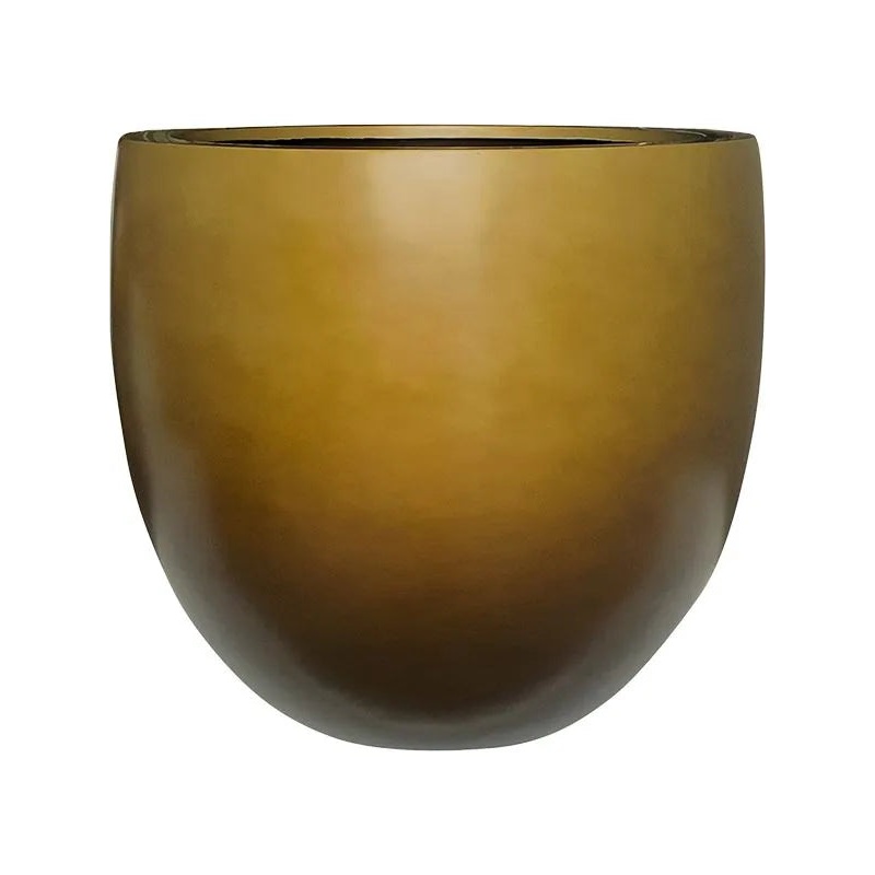 Baq Gradient Plant Pot 68cm Height 57cm Dia Balloon Matt Honey
