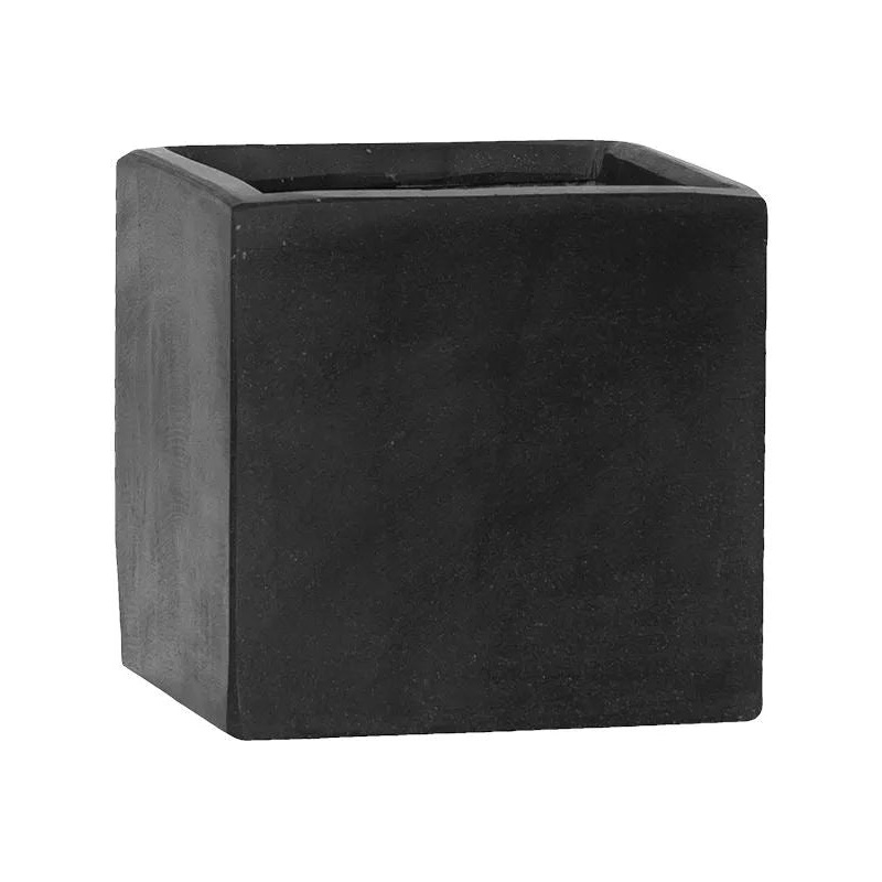 Fiberstone Plant Pot 15cm Height 14cm Dia Fleur S Black