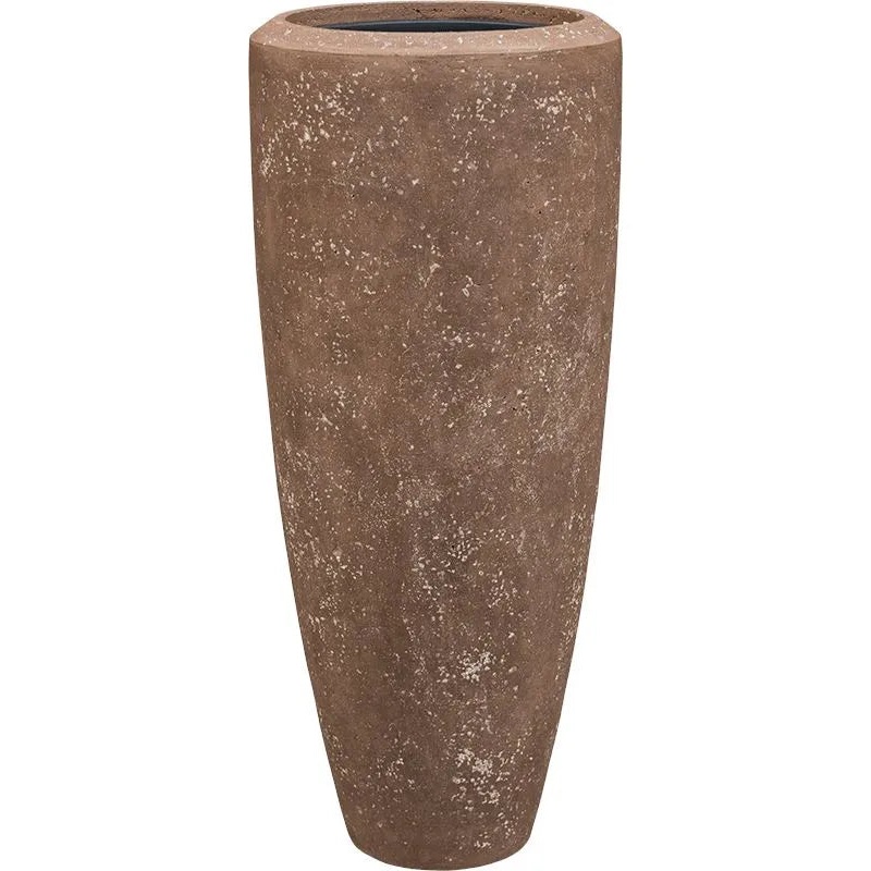 Baq Polystone Plain Plant Pot 90cm Height 27cm Dia Partner Rock (with liner)