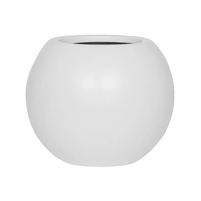 Fiberstone Plant Pot 21cm Height 15cm Dia Beth XS Matt white