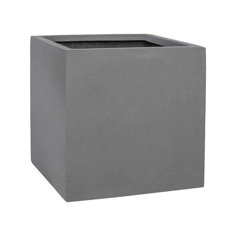 Natural Plant Pot 15cm Height 13.5cm Dia Fleur S Grey