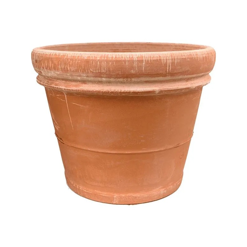 Terra Cotta Plant Pot 58cm Height 70cm Dia Doppio bordo antiques