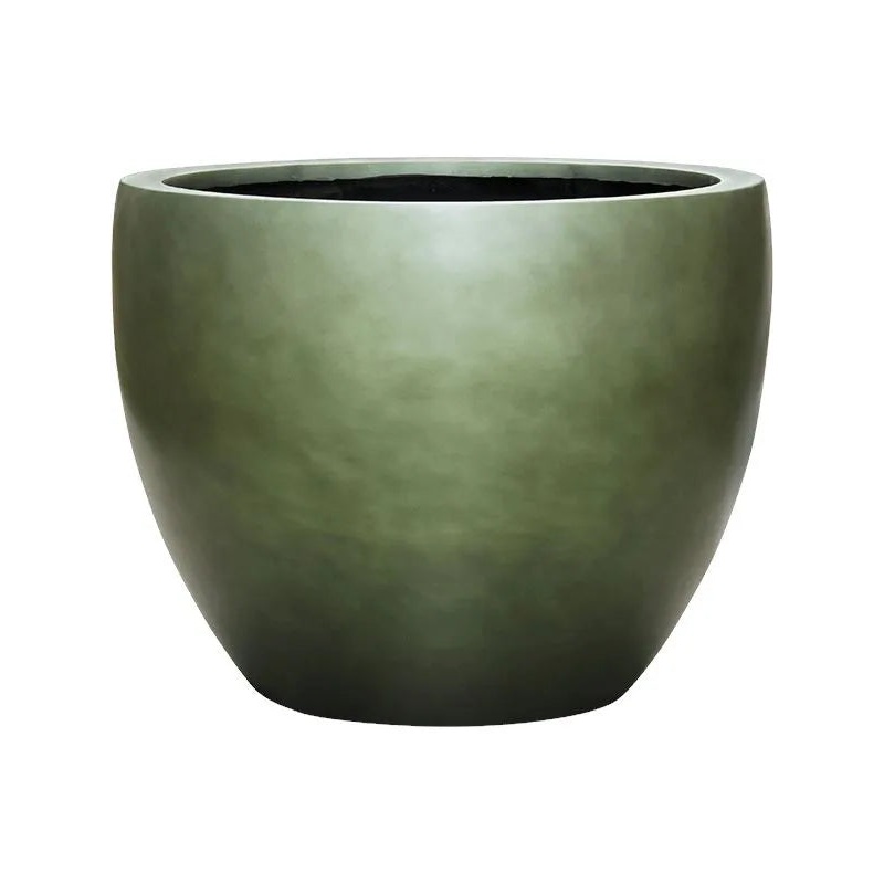 Baq Gradient Plant Pot 56cm Height 58cm Dia Couple Matt Forest Green