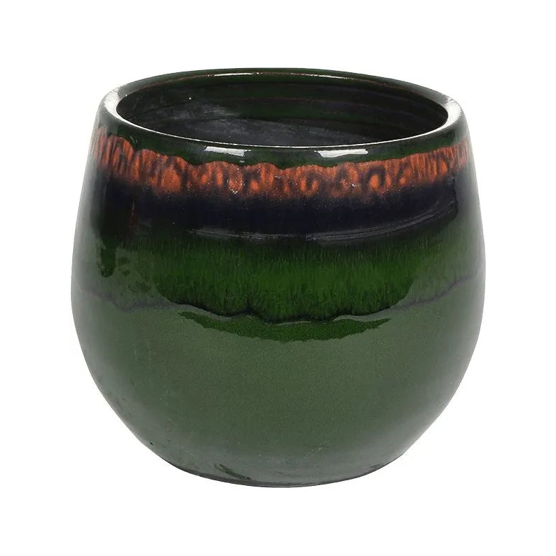 Charlotte Plant Pot 20cm Height 18cm Dia Pot Green