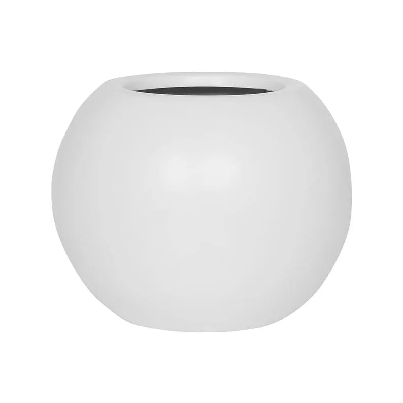 Fiberstone Plant Pot 25cm Height 28cm Dia Beth S Matt white