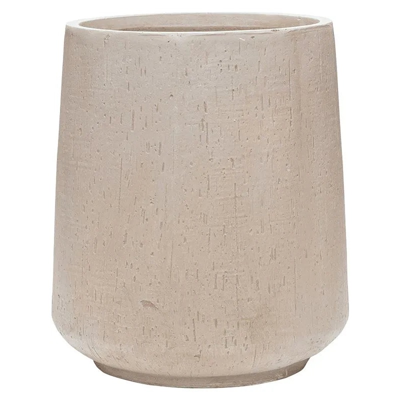 Baq Raindrop Plant Pot 42cm Height 28cm Dia Darcy High Beige
