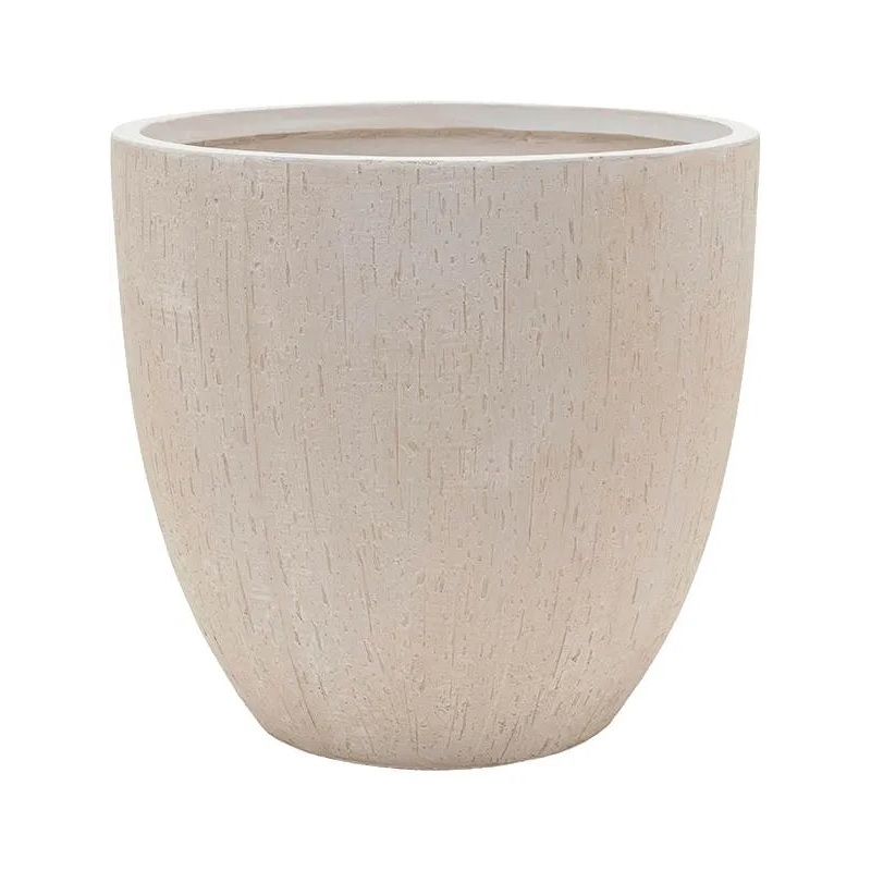 Baq Raindrop Plant Pot 51cm Height 49cm Dia Couple Beige