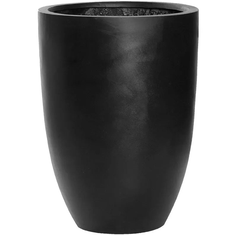 Fiberstone Plant Pot 55cm Height 36cm Dia Ben L Black