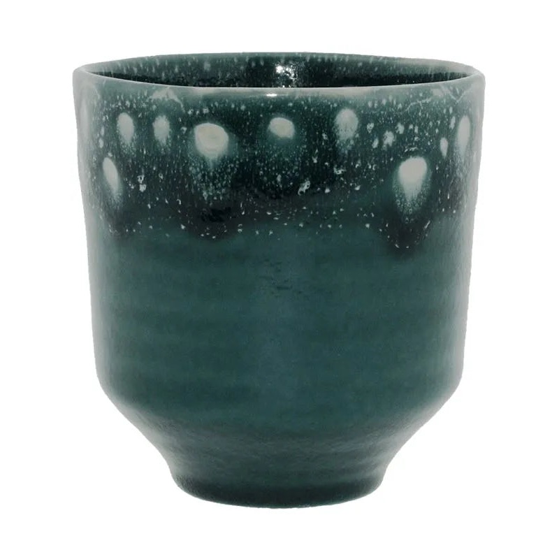 Otis Plant Pot 16cm Height 13cm Dia Pot 2-Tone Petrol