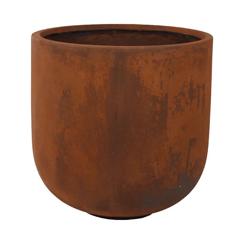 Static (GRC) Plant Pot 41cm Height 35cm Dia Couple rusty