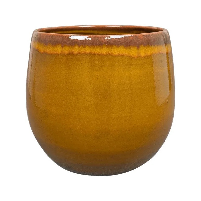 Charlotte Plant Pot 30cm Height 26cm Dia Pot Ochre