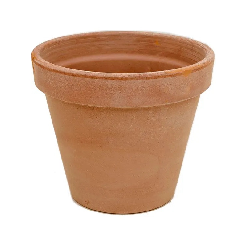 Terra Cotta Plant Pot 18cm Height 19cm Dia Flowerpot antiques