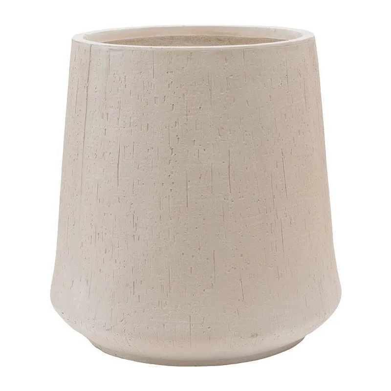 Baq Raindrop Plant Pot 55cm Height 38cm Dia Darcy High Beige