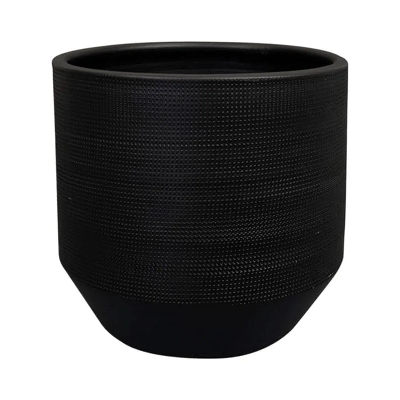 Norell Plant Pot 20cm Height 18cm Dia Pot Black