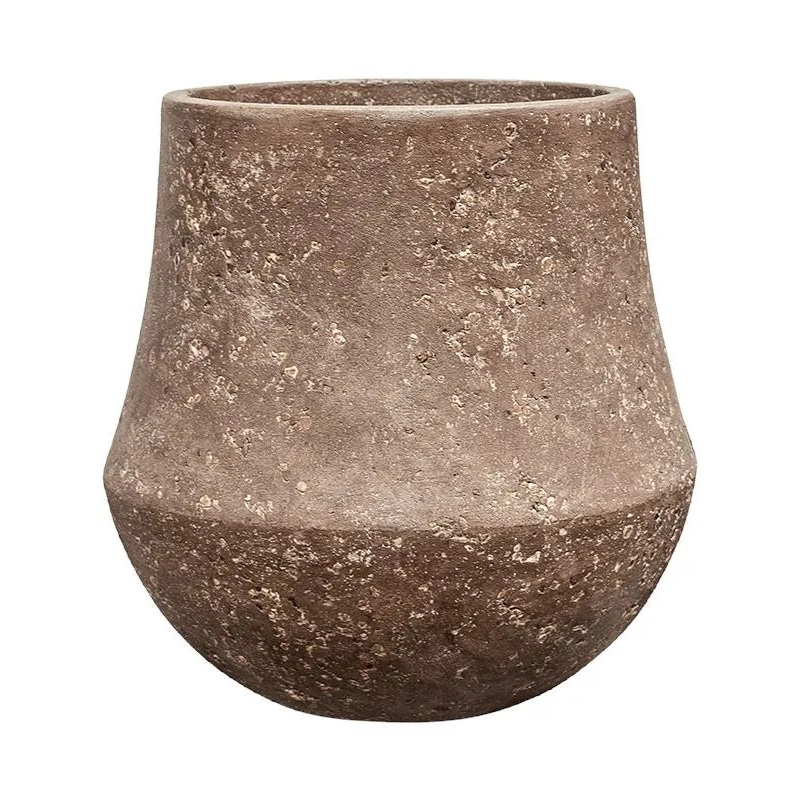 Baq Polystone Coated Plain Plant Pot 33cm Height 23cm Dia Darcy Rock