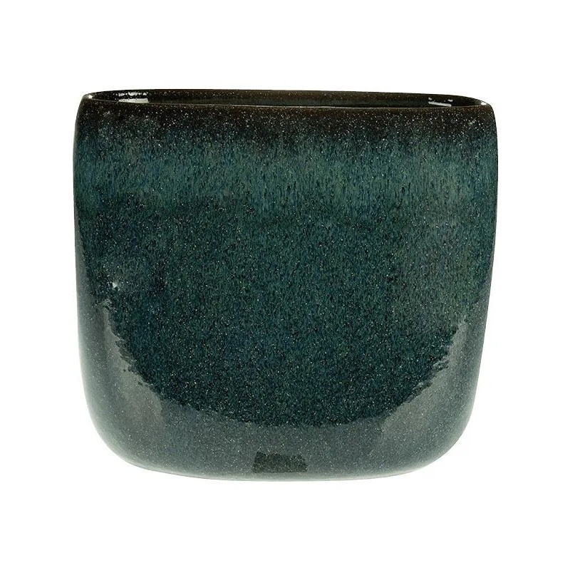 Odile Plant Pot 25cm Height 10cm Dia Planter Petrol