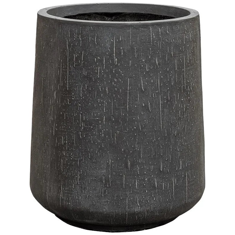 Baq Raindrop Plant Pot 42cm Height 28cm Dia Darcy High Anthracite