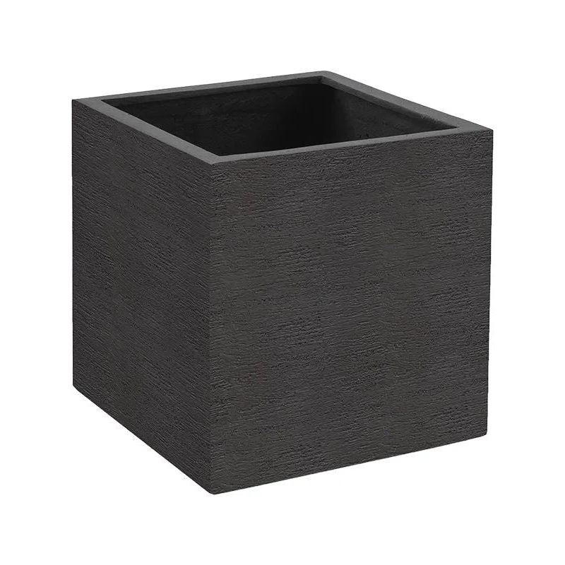 Terreno Plant Pot 30cm Height 24cm Dia Cube Earth