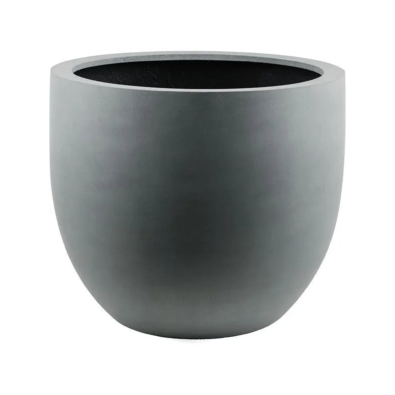 Argento Plant Pot 31cm Height 30cm Dia New Egg Pot Natural Grey