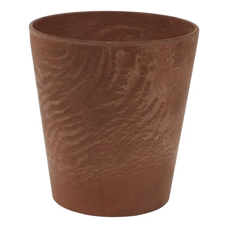 Artstone Plant Pot 15cm Height 15cm Dia Claire Pot Oak