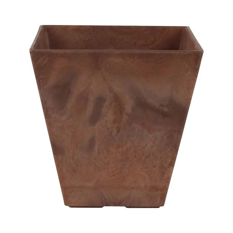 Artstone Plant Pot 29cm Height 28cm Dia Ella Pot Oak