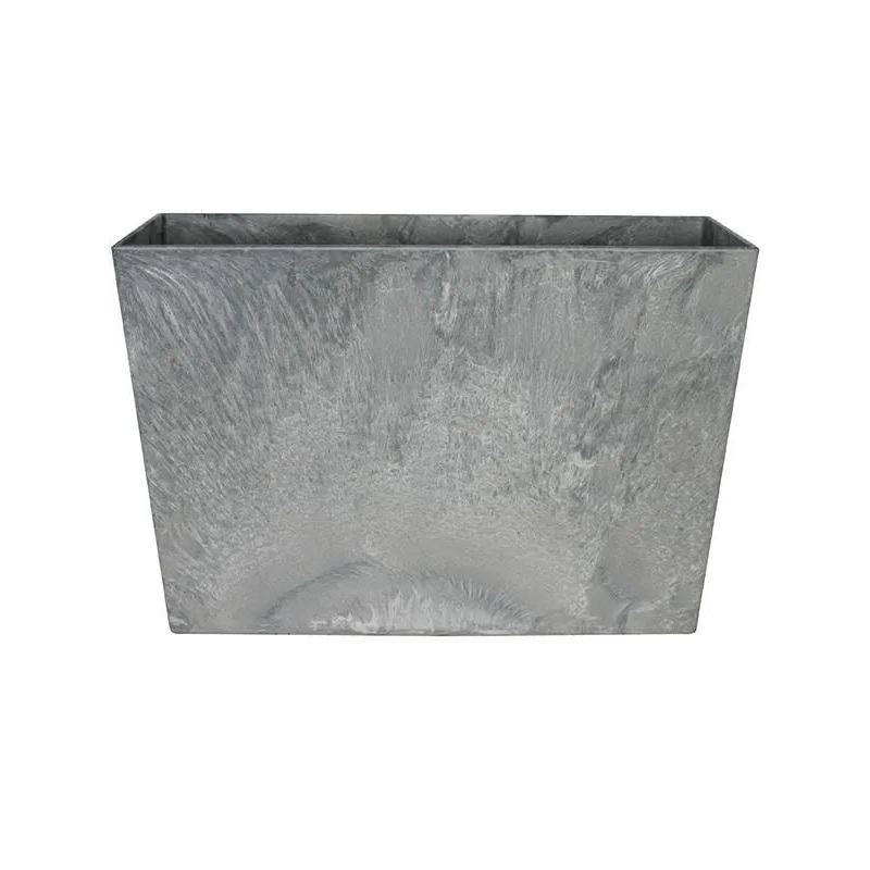 Artstone Plant Pot 40cm Height 24cm Dia Ella Divider Grey