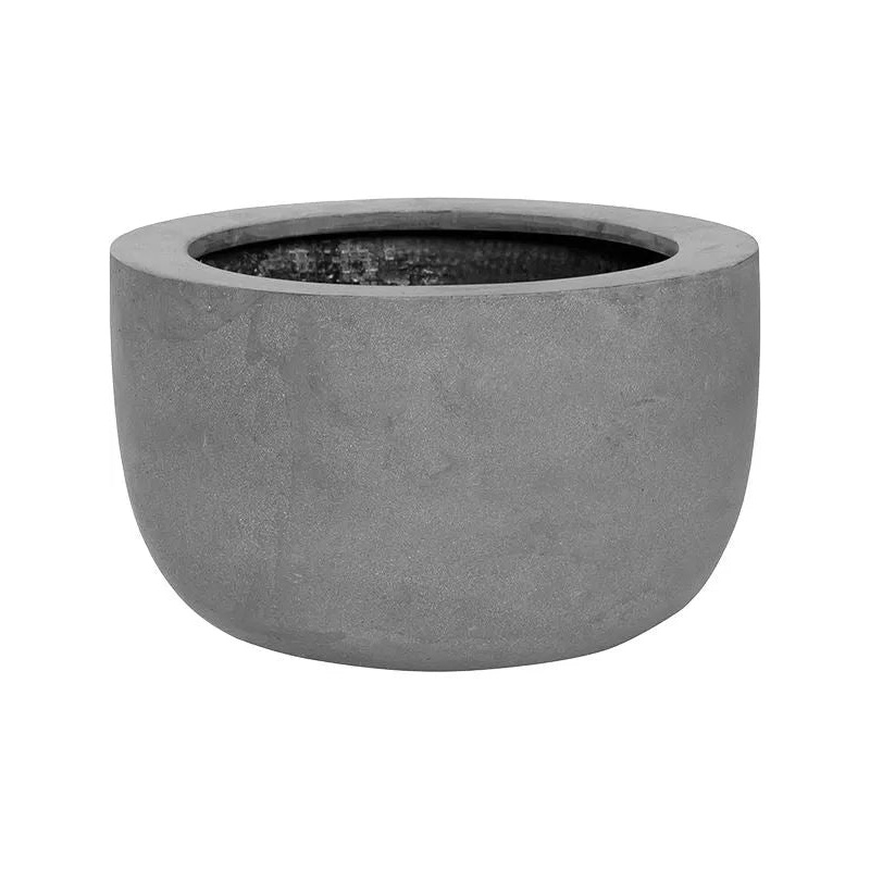 Fiberstone Plant Pot 20cm Height 25cm Dia Sunny M Grey