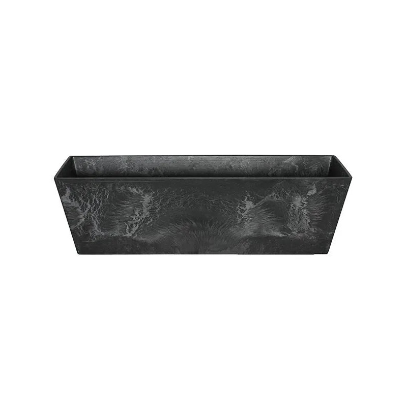 Artstone Plant Pot 17cm Height 16cm Dia Ella balcony black