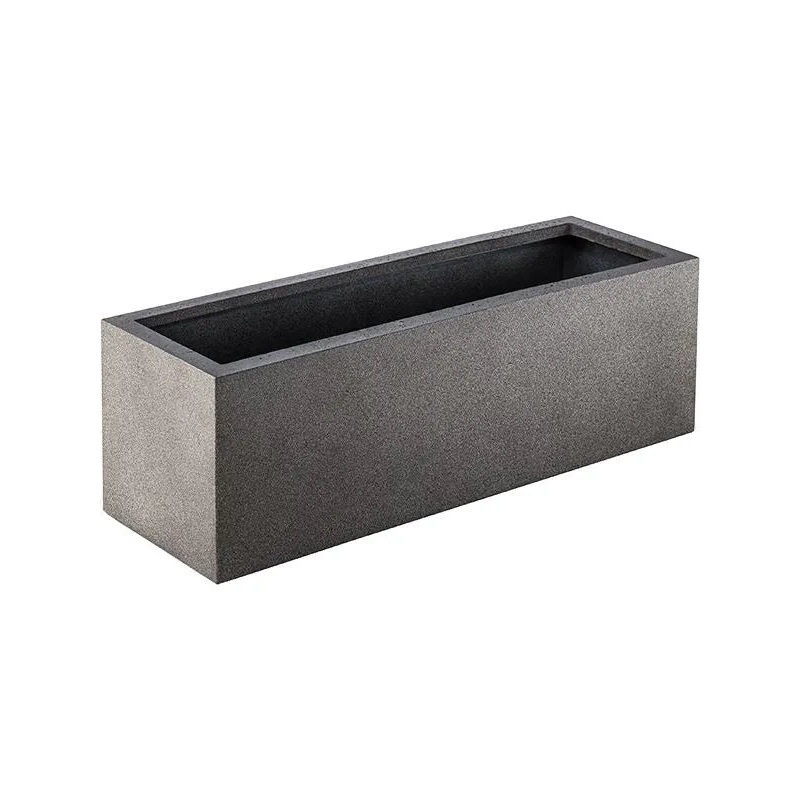 Grigio Plant Pot 15cm Height 10cm Dia Small Box Natural Concrete