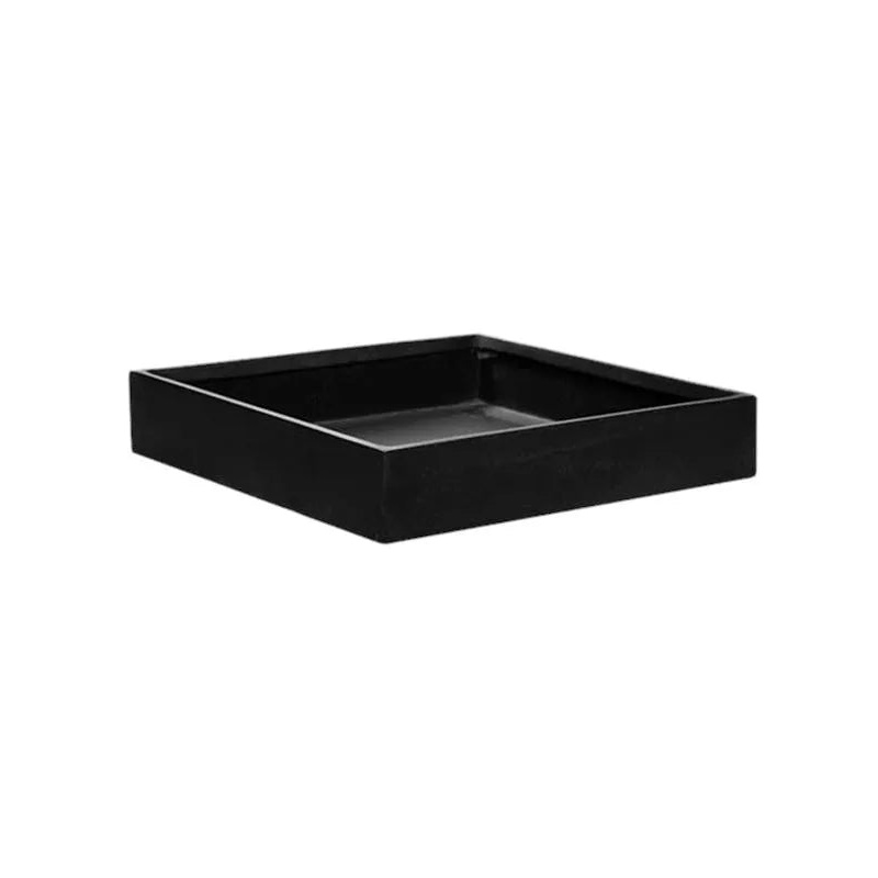 Fiberstone Plant Pot 10cm Height 45cm Dia Jack M Black