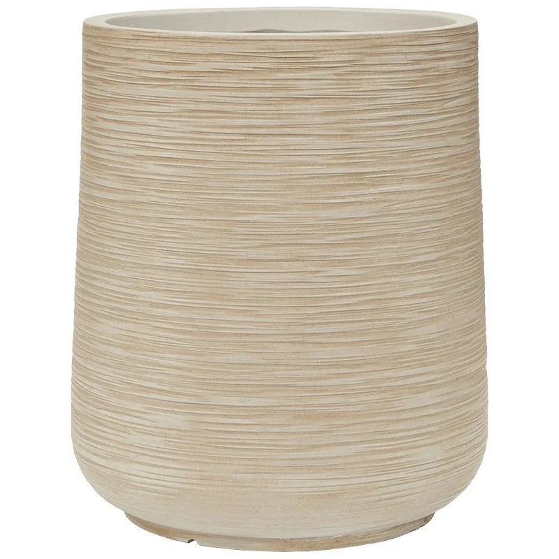 Baq Dune Plant Pot 43cm Height 30cm Dia Darcy Beige