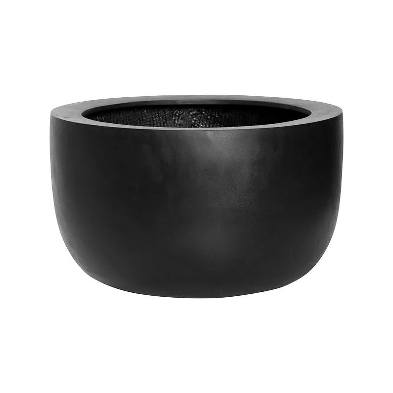 Fiberstone Plant Pot 27cm Height 35cm Dia Sunny L Black