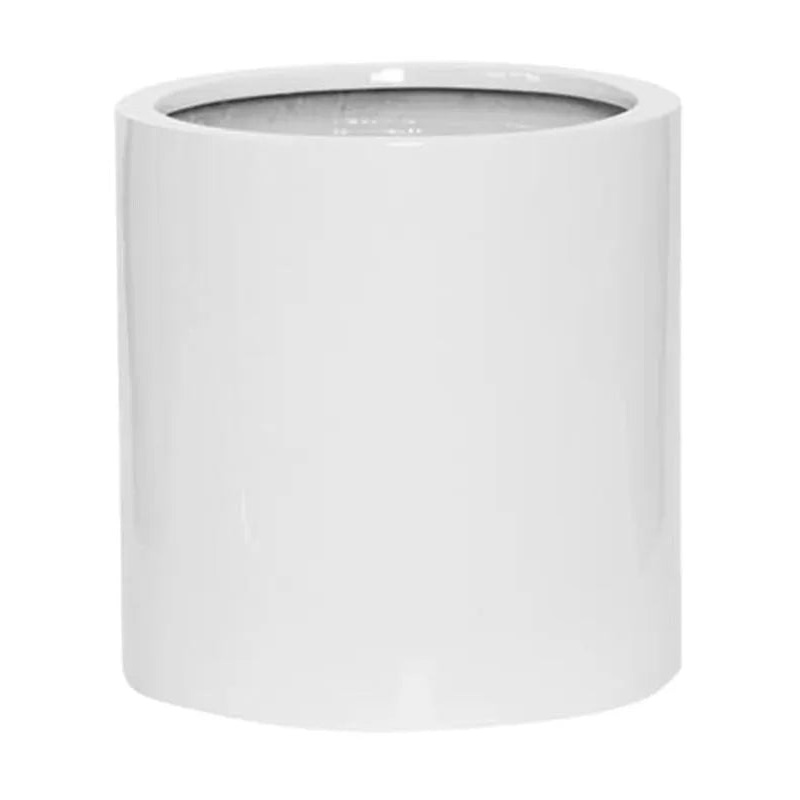 Fiberstone Plant Pot 30cm Height 24cm Dia Max S Glossy White
