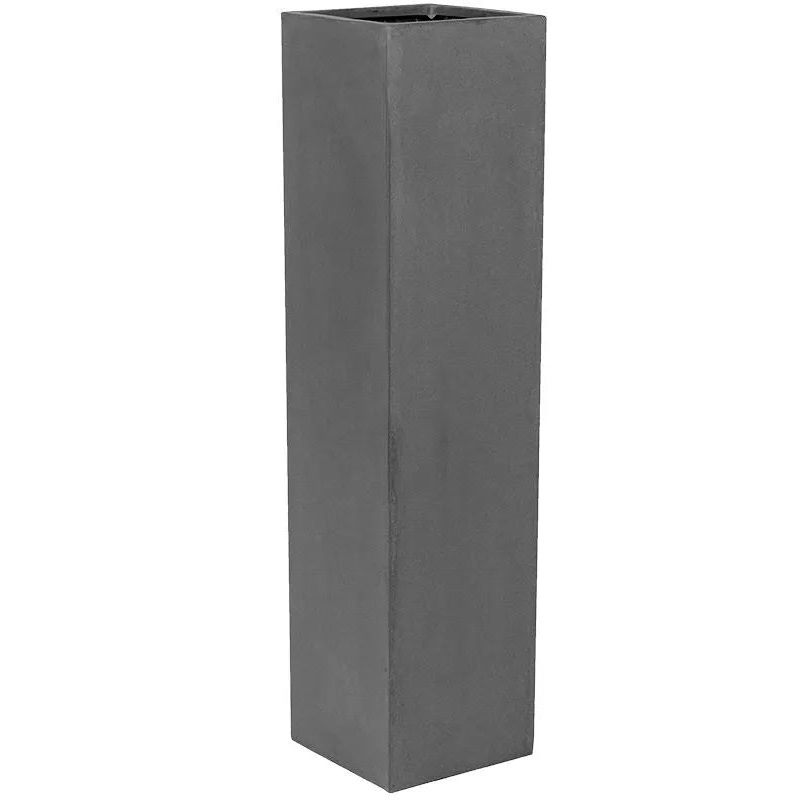 Fiberstone Plant Pot 100cm Height 19cm Dia Yenn S Grey