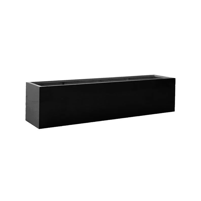 Fiberstone Plant Pot 60cm Height 36cm Dia Jumbo Jort L Black