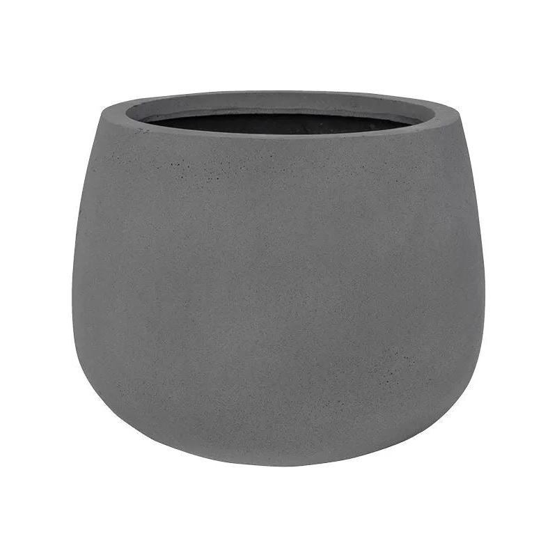 Natural Plant Pot 21cm Height 21cm Dia Kevan M Grey