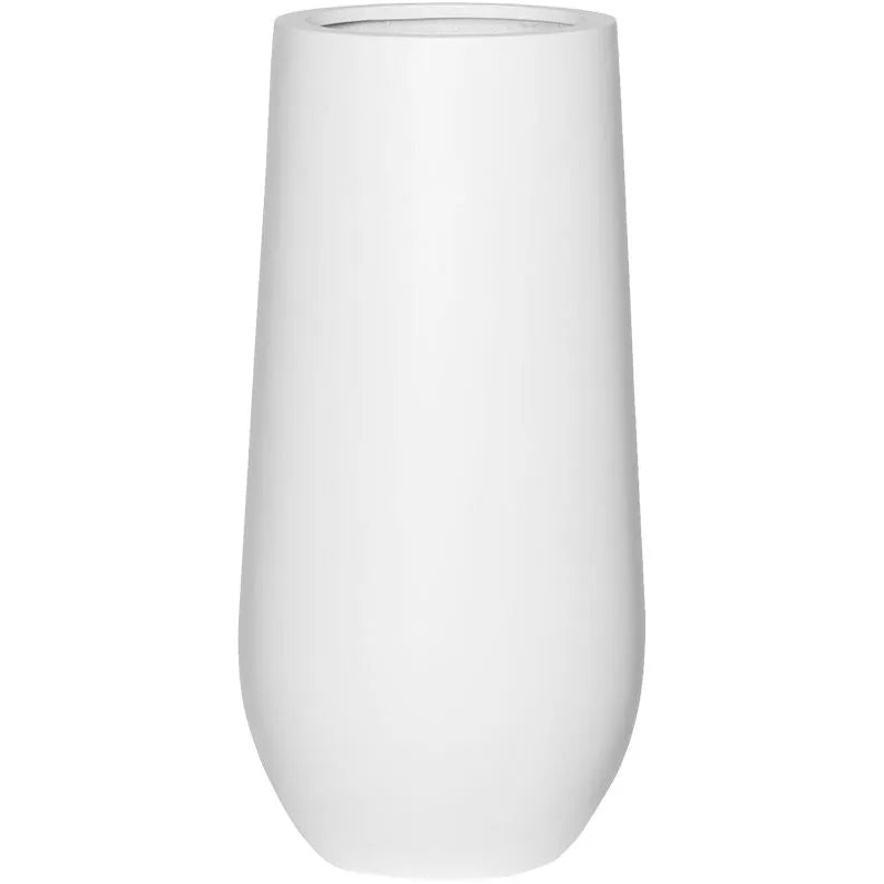 Fiberstone Plant Pot 70cm Height 25cm Dia Nax M Matt white