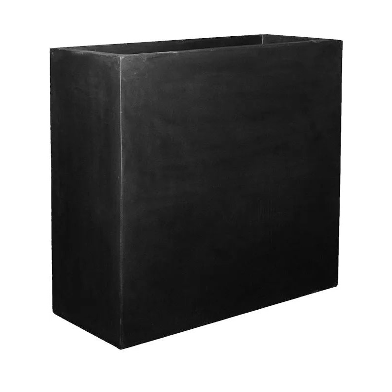 Fiberstone Plant Pot 100cm Height 36cm Dia Jort XL Black