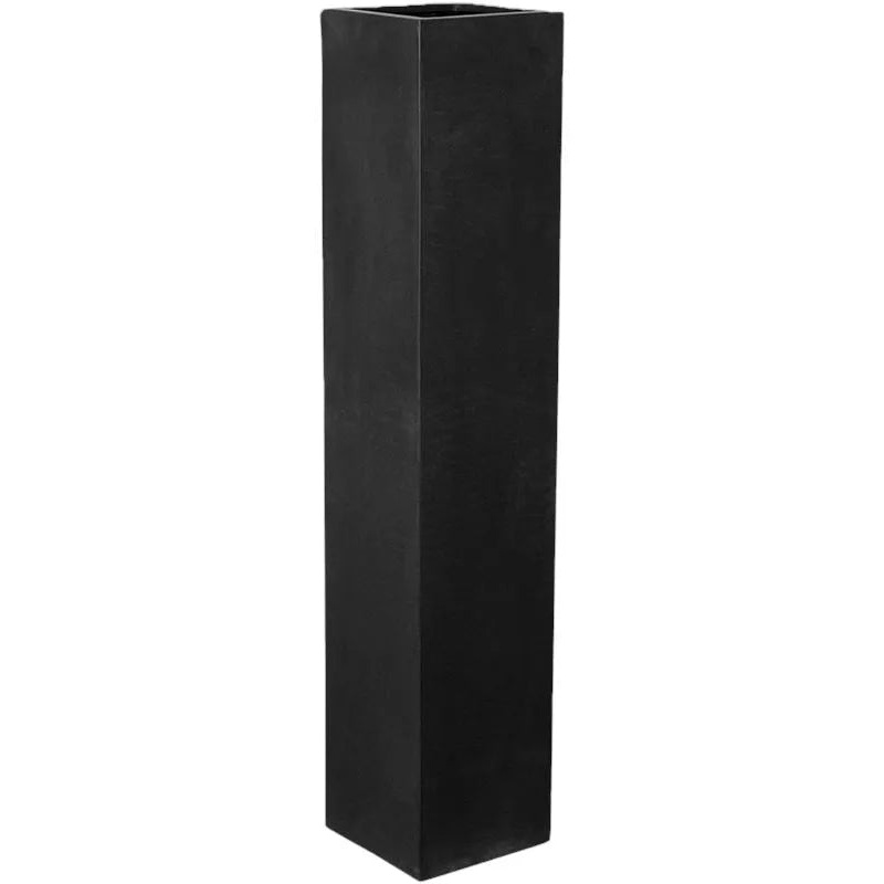 Fiberstone Plant Pot 125cm Height 19cm Dia Yenn M Black
