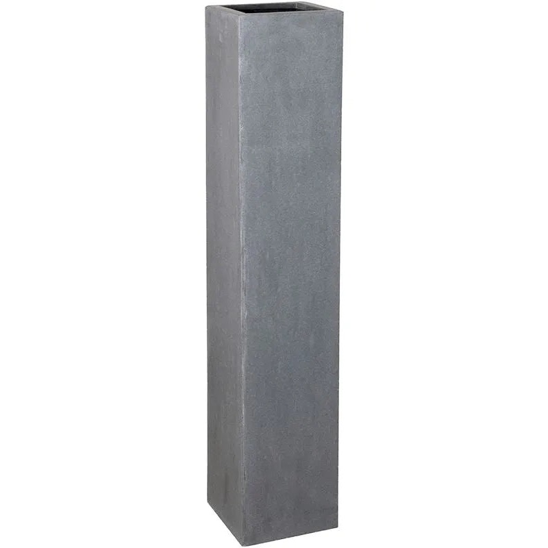 Fiberstone Plant Pot 125cm Height 19cm Dia Yenn M Grey