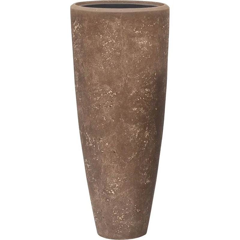 Baq Polystone Plain Plant Pot 120cm Height 39cm Dia Partner Rock (with liner)