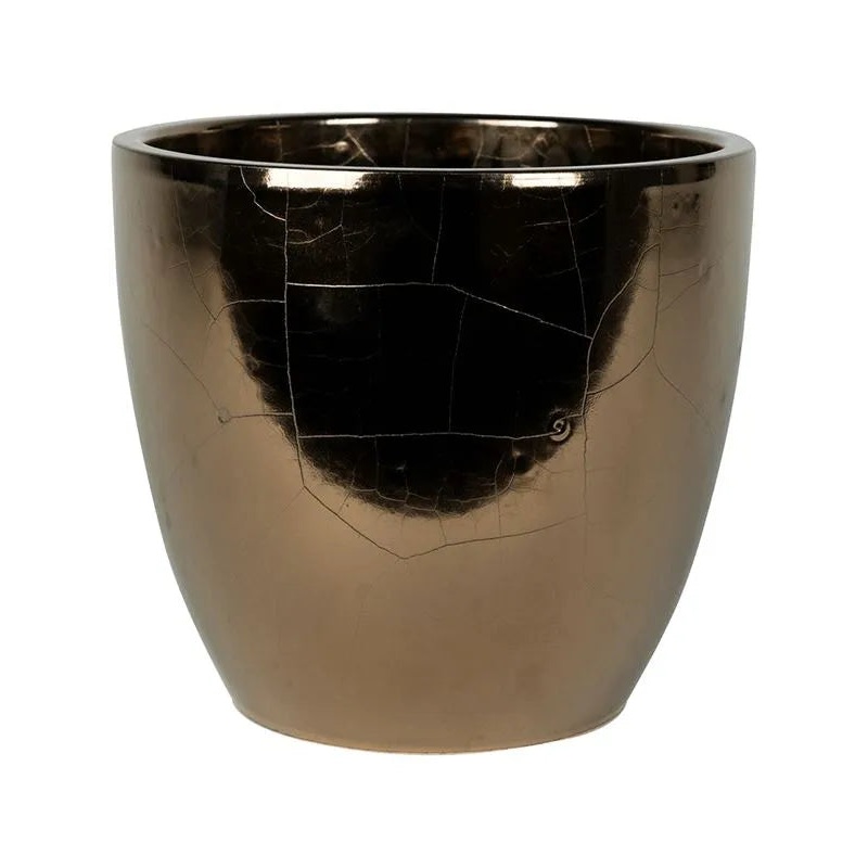 Sven Plant Pot 19cm Height 17cm Dia Pot Gold