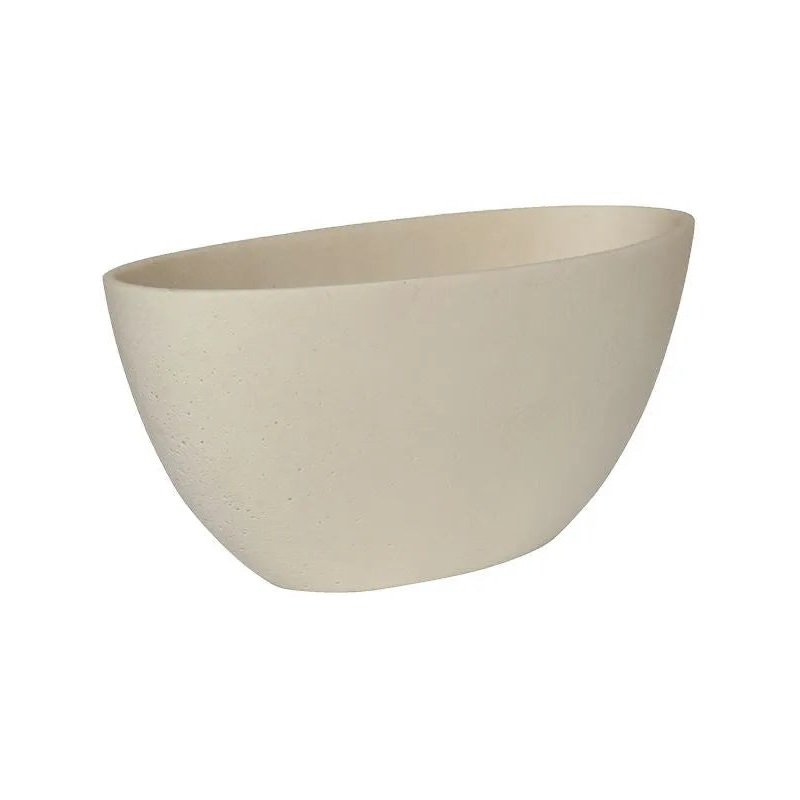 Refined Plant Pot 12cm Height 12cm Dia Dorant XS Natural White