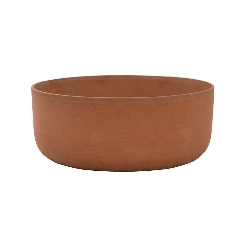 Refined Plant Pot 12cm Height 30cm Dia Eav S Canyon Orange