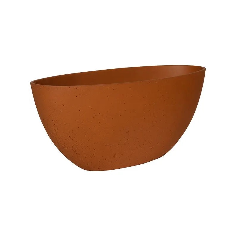 Refined Plant Pot 16cm Height 16cm Dia Dorant S Canyon Orange