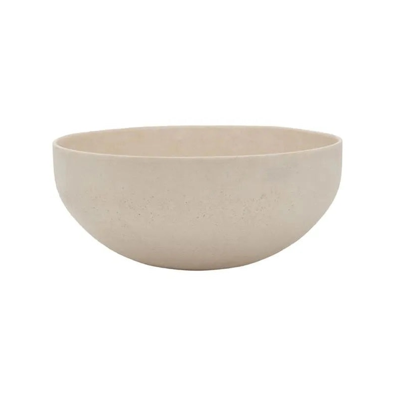 Refined Plant Pot 16cm Height 35cm Dia Morgana XS Natural White
