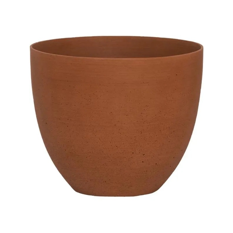Refined Plant Pot 21cm Height 24cm Dia Coral M Canyon Orange