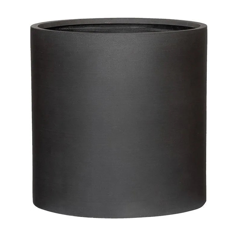 Refined Plant Pot 42cm Height 40cm Dia Max M Volcano Black
