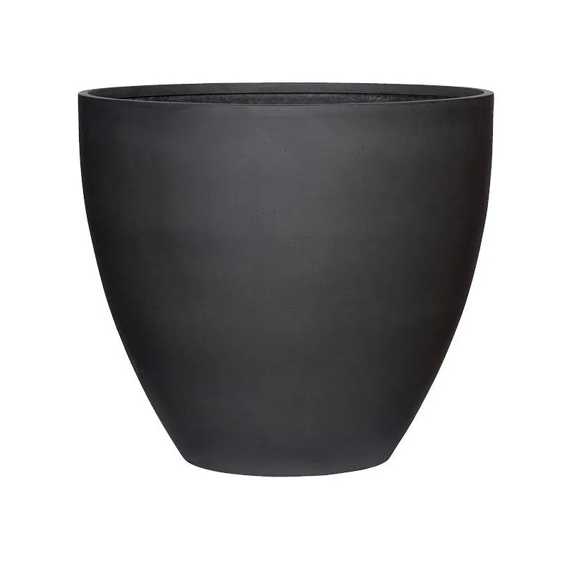 Refined Plant Pot 61cm Height 67cm Dia Jesslyn L Volcano Black