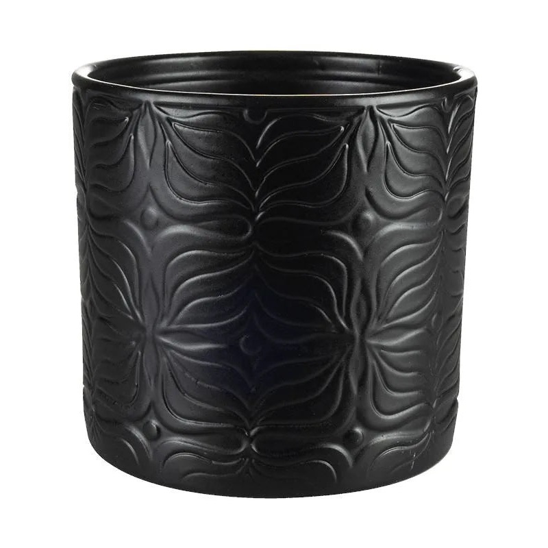 Sil Plant Pot 13cm Height 12cm Dia Pot Matt Black